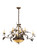 Greenbriar Oak 11 Light Chandelier in Dark Burnished Antique Copper (57|126808)