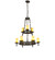 Newcastle Nine Light Chandelier in Coffee Bean (57|126503)