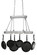 Harmony Two Light Pot Rack in Pewter (57|125258) Harmony Two Light Pot Rack in Pewter (57|125258)