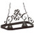Hayley Two Light Pot Rack in Blackwash (57|120296)