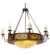 Delano Ten Light Chandelier in Cajun Spice (57|120294)
