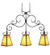 Wellington Three Light Pendant in Gilded Tobacco (57|120258)