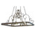 Celeste Four Light Pot Rack in Gilded Tobacco (57|120216)
