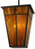 T'' Mission'' Six Light Pendant in Timeless Bronze (57|119177)