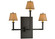 Brach Ring Three Light Wall Sconce in Timeless Bronze (57|118615)