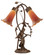 Amber Two Light Accent Lamp in Mahogany Bronze (57|11822)