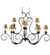 Claire Ten Light Chandelier in Cajun Spice (57|118049) Claire Ten Light Chandelier in Cajun Spice (57|118049)