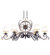 Christabel Six Light Chandelier in Gilded Tobacco (57|117410)