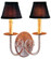 Squire Two Light Wall Sconce in Cajun Spice (57|116865)