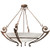 Ceres Six Light Semi-Flushmount in Gilded Tobacco (57|116828)