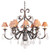French Elegance 12 Light Chandelier in Gilded Tobacco (57|116072)