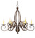 Squire Six Light Chandelier in Cajun Spice (57|115990)