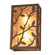Branches With Leaves Two Light Wall Sconce in Rustic Iron (57|115327) Branches With Leaves Two Light Wall Sconce in Rustic Iron (57|115327)