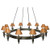 Calais 12 Light Chandelier in French Bronze (57|115238)