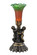 Amber/Green One Light Mini Lamp in Antique Copper (57|11009)