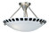 Metro Fusion Two Light Semi-Flushmount in Nickel (57|109062)