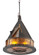 Teepee Two Light Pendant in Mahogany Bronze (57|106543)
