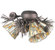 Delta Four Light Fan Light Fixture in Mahogany Bronze (57|105716)