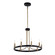 Clayton Nine Light Chandelier in Matte Black w/ Brass (102|NSH-8043-MBBR)