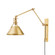 Metal No. 2 One Light Portable Wall Sconce in Aged Brass (70|MDS953-AGB)