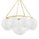 Thornwood Nine Light Chandelier in Aged Brass (70|5243-AGB)