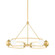 Hartford LED Chandelier in Aged Brass (70|2531-AGB)