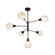 Axel LED Chandelier in Black (408|CH556CKBLRTL4F)