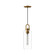Soji One Light Pendant in Aged Gold/Clear Glass (452|PD401505AGCL)
