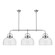 Lancaster Three Light Linear Pendant in Chrome (452|LP461155CH)