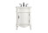 Berkshire Single Bathroom Vanity in Antique white (173|VF-1031AW-VW)