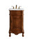 Danville Single Bathroom Vanity in Teak (173|VF10121TK-VW)