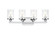 Saanvi Four Light Bath Sconce in Chrome and Clear (173|LD7316W25CH)