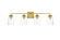 Ronnie Four Light Bath Sconce in Brass (173|LD7314W32BRA)