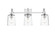 Avani Three Light Bath Sconce in Chrome (173|LD7313W24CH)