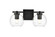 Juelz Two Light Bath Sconce in Black (173|LD7311W15BLK)