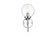 Ingrid One Light Bath Sconce in Chrome (173|LD7302W6CH)