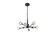 Graham Eight Light Pendant in Black (173|3509D24BK)