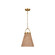 Whitby One Light Pendant in Burnished Brass (454|CP1421BBS)
