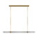 Langston LED Linear Chandelier in Plated Brass (182|AKLS28627BR)
