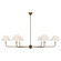 Piaf LED Chandelier in Antique Gild (268|TOB 5454AG-L)