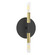 Wand Two Light Wall Sconce in Black (216|WAN-132W-MB-AGB)