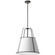 Trapezoid One Light Pendant in White (216|TRA-1P-BK-WH)