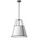 Trapezoid One Light Pendant in Black (216|TRA-1P-BK-WH)
