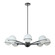 Sofia Eight Light Chandelier in Black (216|SOF-388C-MB)