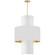 Patrona Four Light Pendant in White (216|POA-224P-AGB-692-790)