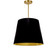 Oversized Drum One Light Pendant in Black (216|ODR-M-698)
