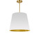 Oversized Drum One Light Pendant in White (216|ODR-M-692)