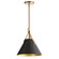 Nicole One Light Pendant in Aged Brass (216|NIC-101P-AGB-BK)