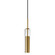 Luna LED Pendant in Aged Brass (216|LUN-1LEDP-AGB)