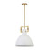 Liberty One Light Pendant in Matte White (216|LBY-141P-MW-AGB)